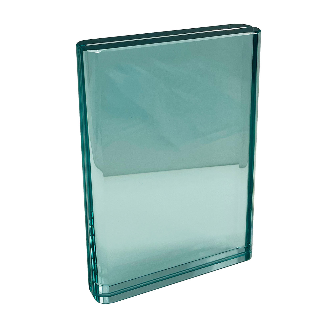 Aquamarine Vertical Crystal Picture Frame - Main view