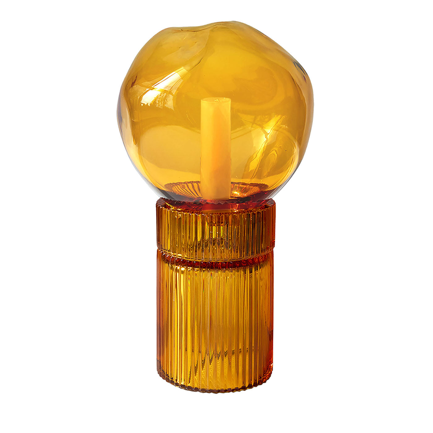 Nina Nuvola Amber Crystal Table Lamp - Main view