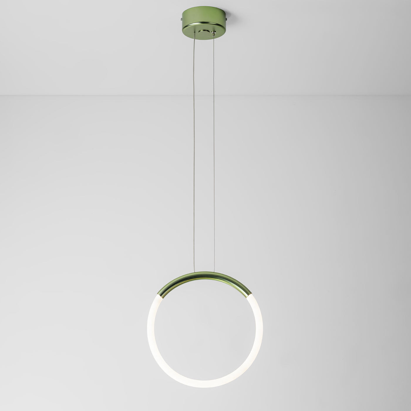 Suspensión de metal verde mate Loop - Vista alternativa 1