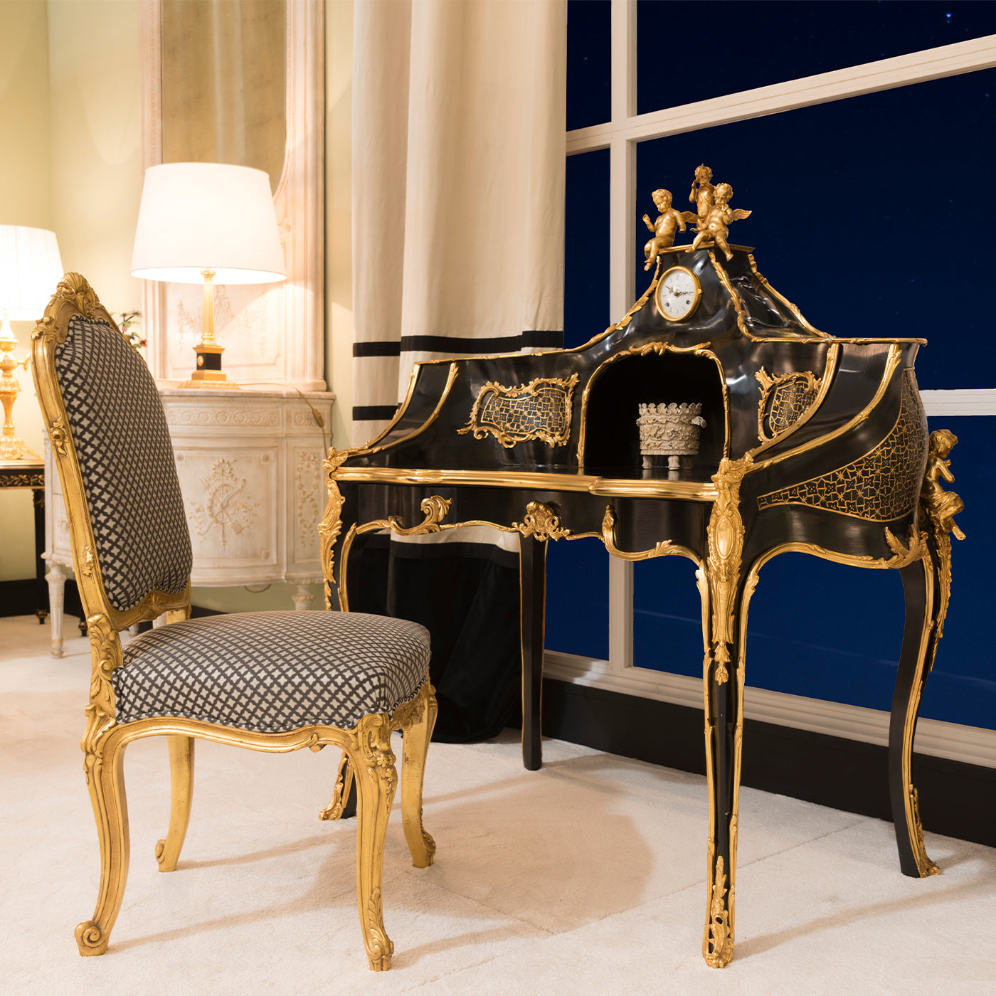 Chaise de style Louis XV - Vue alternative 3