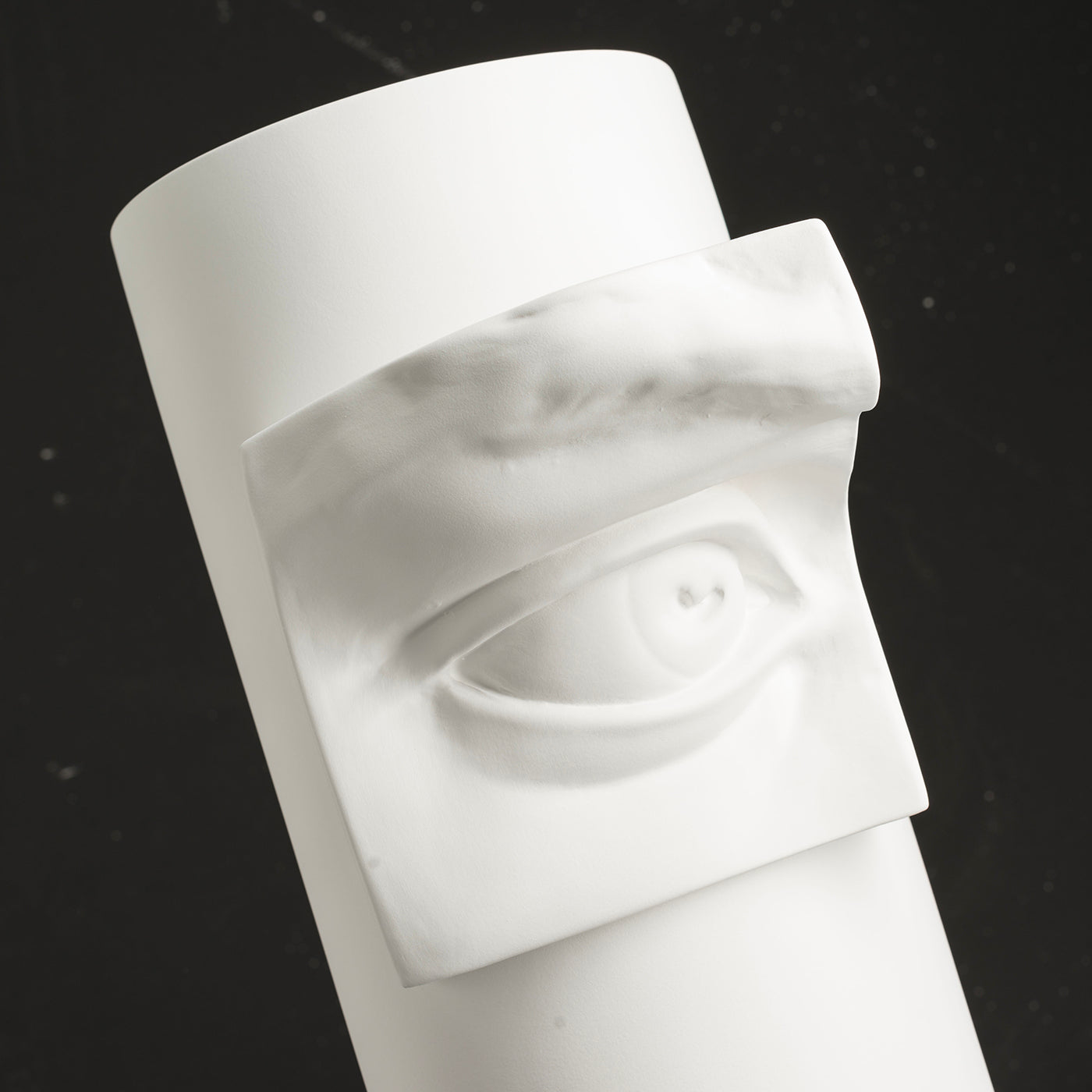 Obice David's Eye White Decorative Vase - Alternative view 1