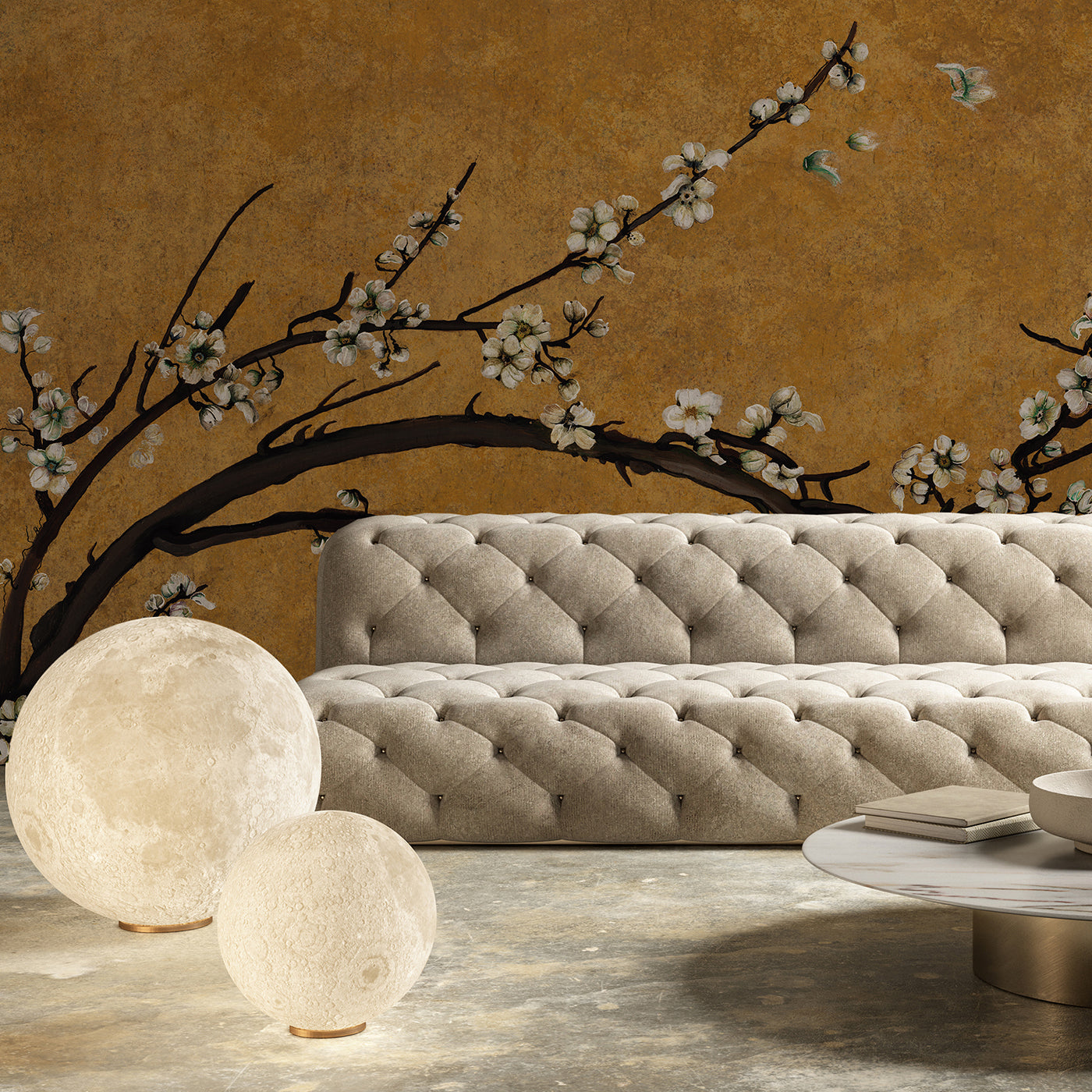 Panel decorativo de lujo Golden Blossom - Vista alternativa 1