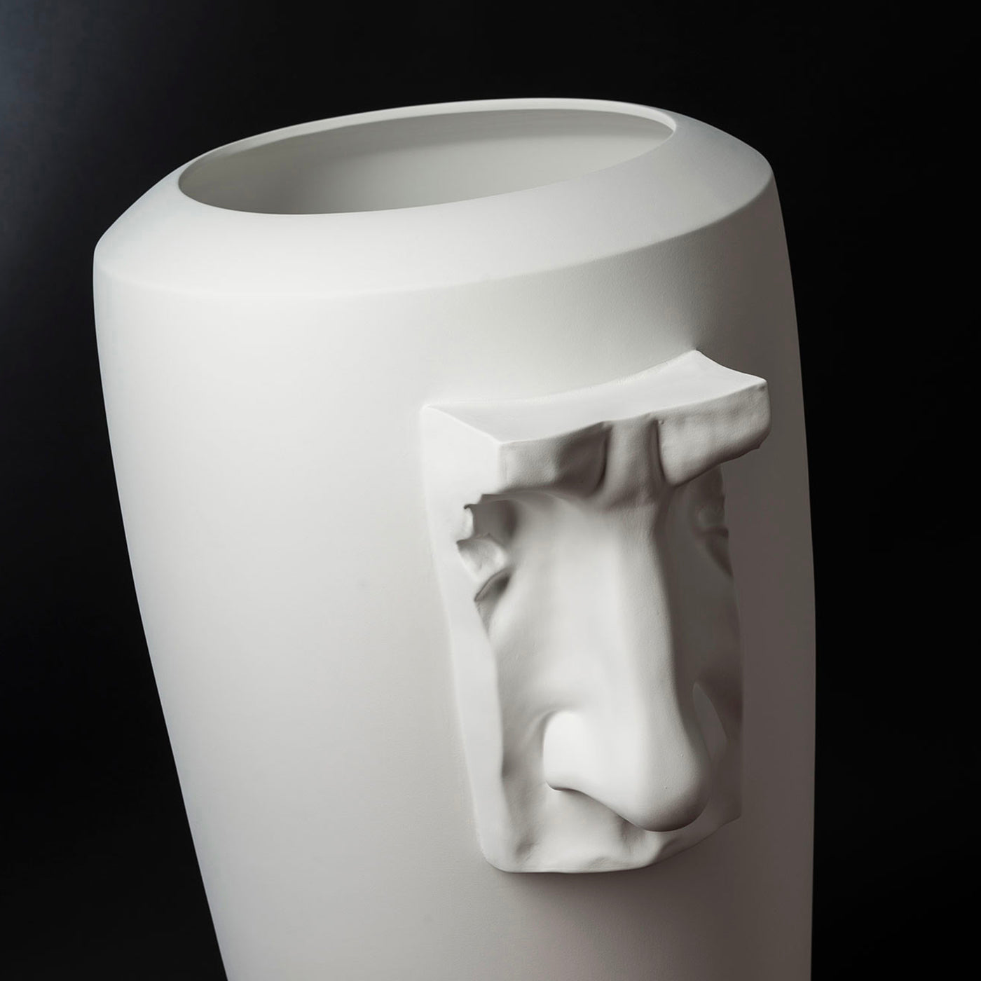 Obice David Nose Vase décoratif blanc - Vue alternative 1