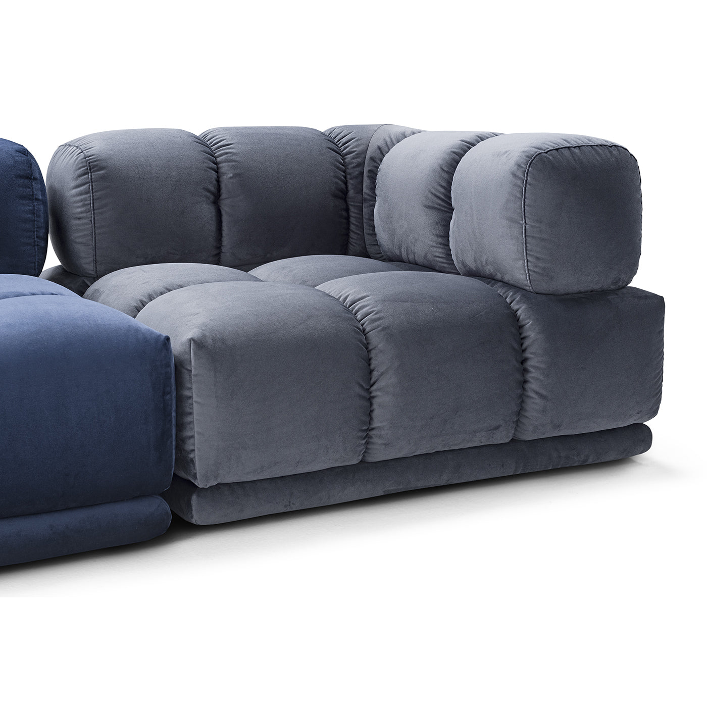 Sacai Modular Gray and Blue Sofa - Alternative view 5