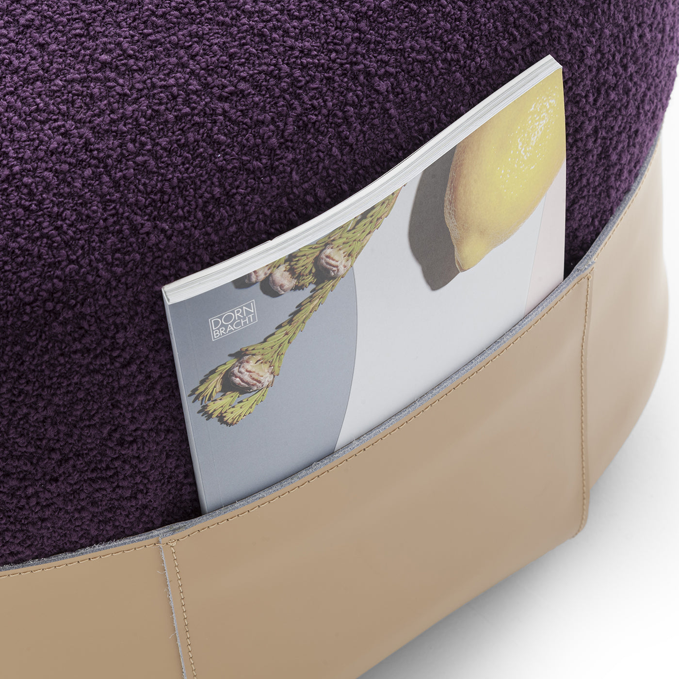 Sumo Beige & Purple Pouf - Alternative view 2