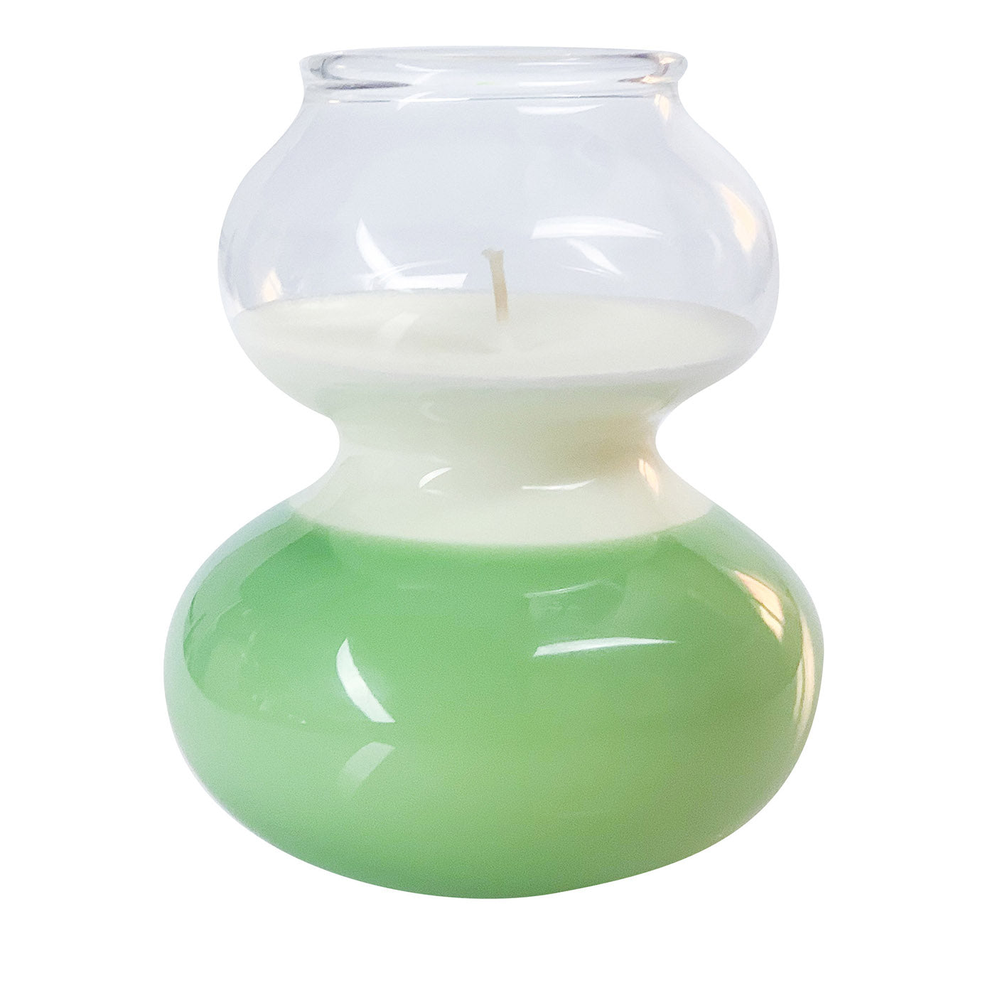 Candela del Doge Tall Green Candle Holder - Main view