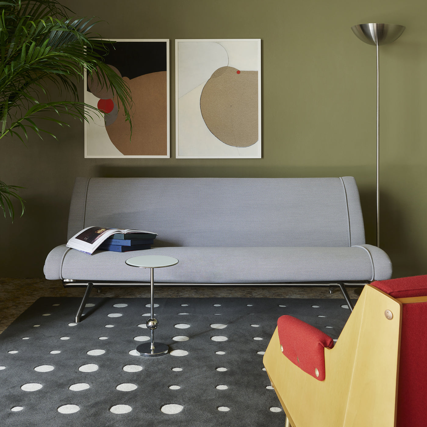 D70 Graues sofa by Osvaldo Borsani - Alternative Ansicht 3