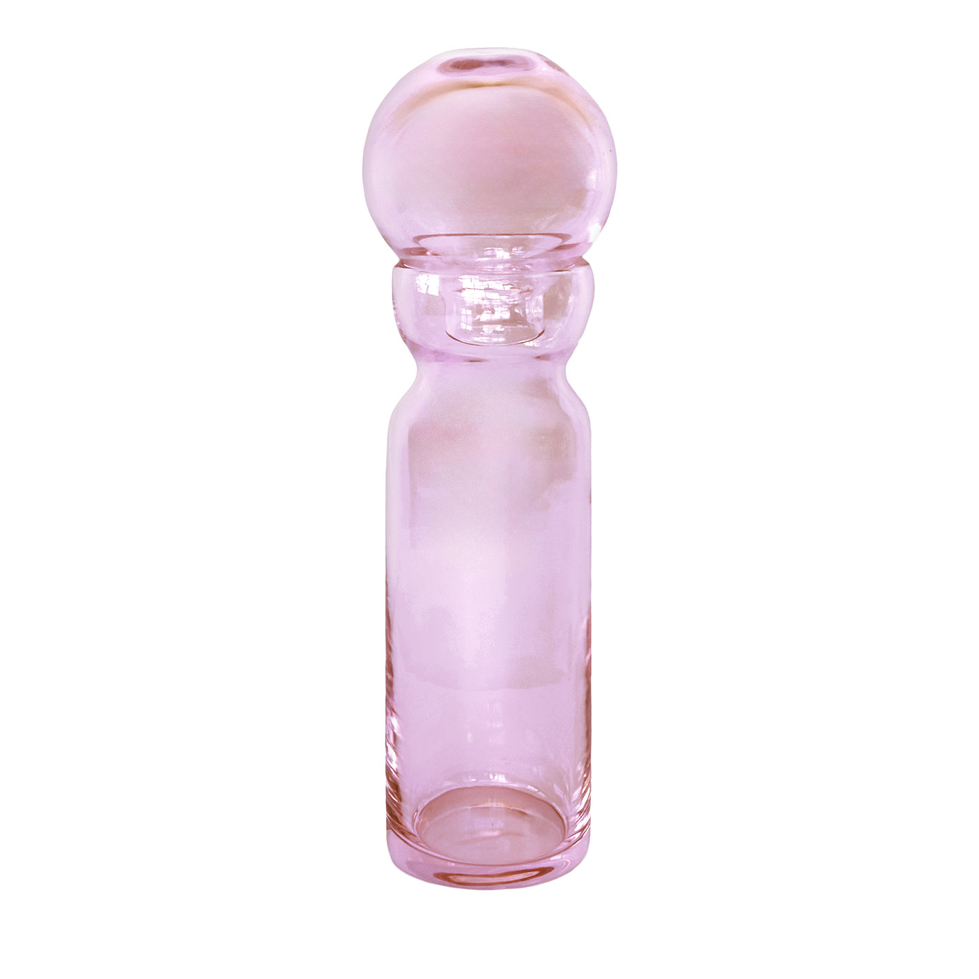 Vase Licata en cristal rose - Vue principale