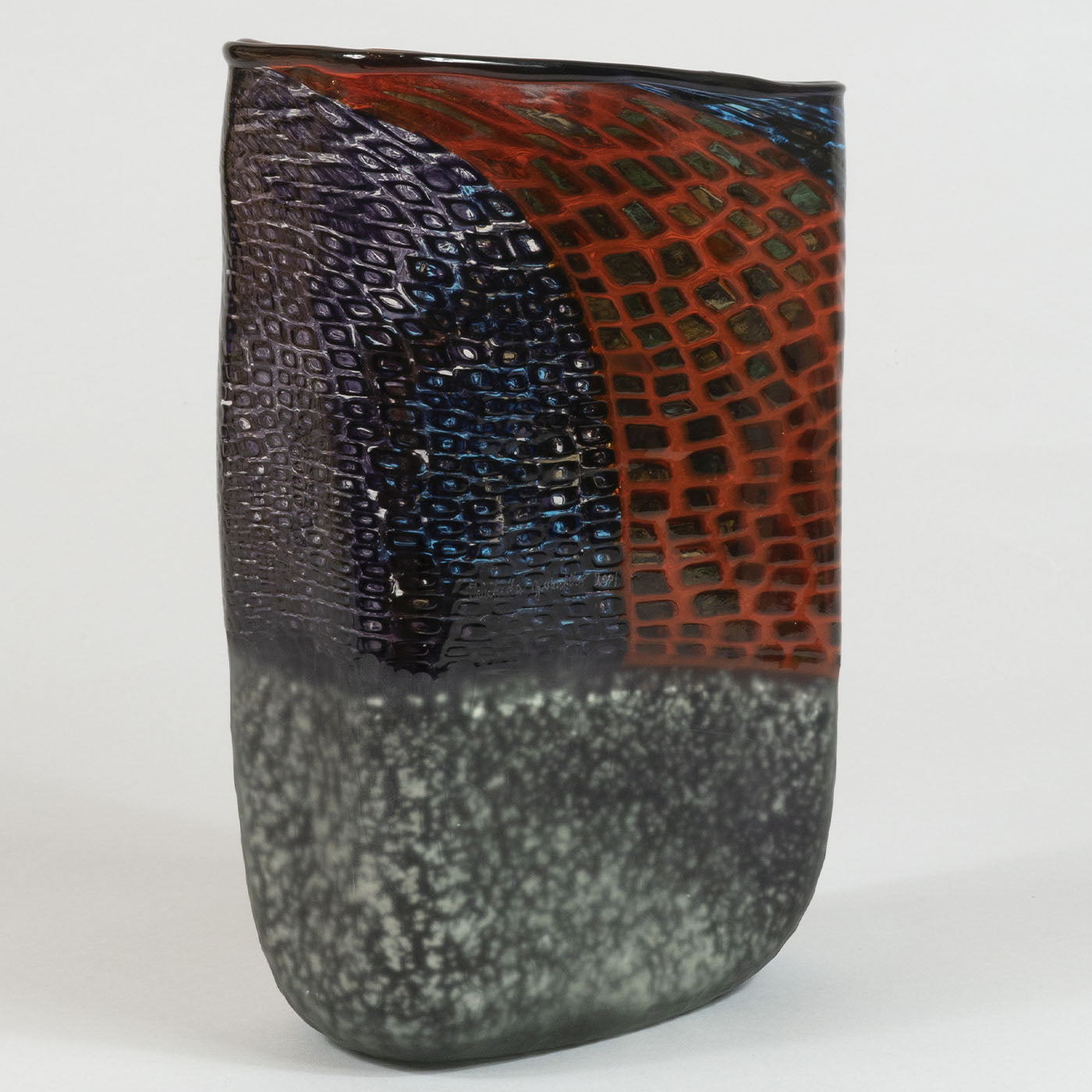 Windows Cubism Collection Vase en ambre par Tsuchida Yasuhiko - Vue alternative 2