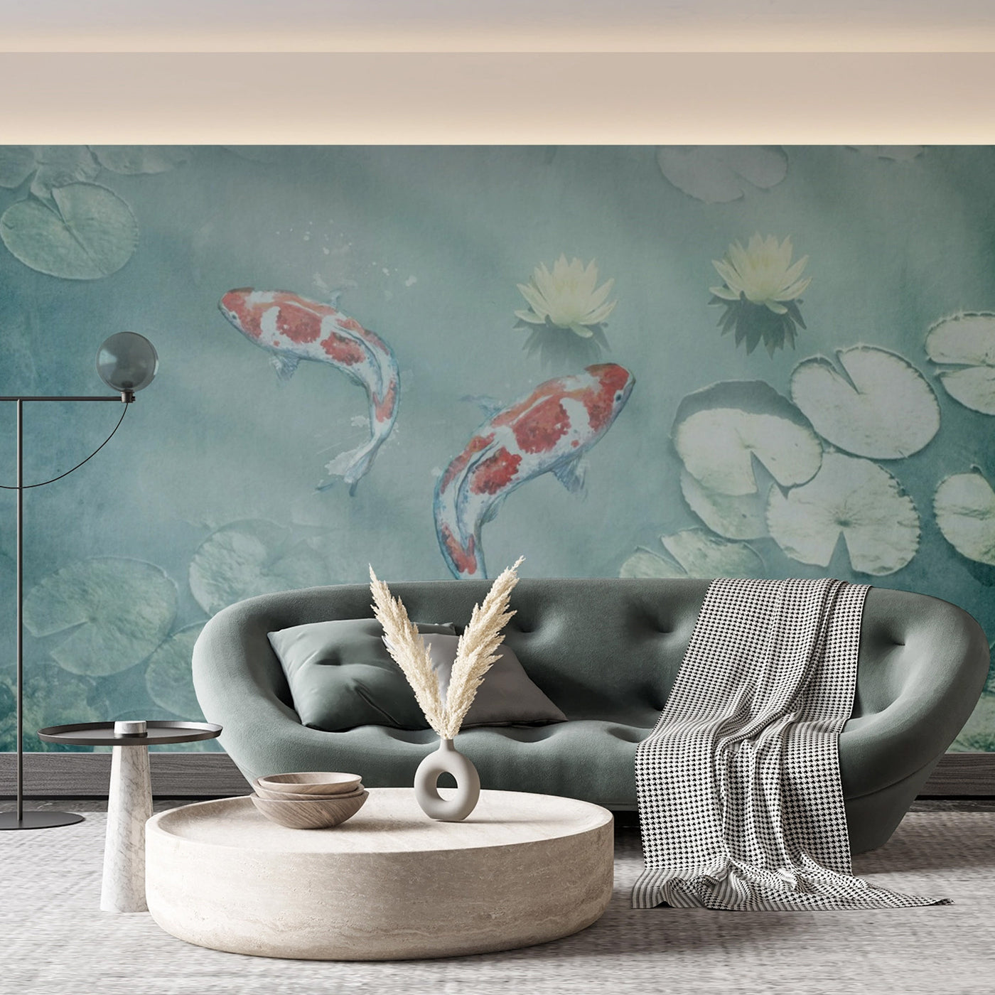 Koi Nature Wallpaper Officinarkitettura | Artemest