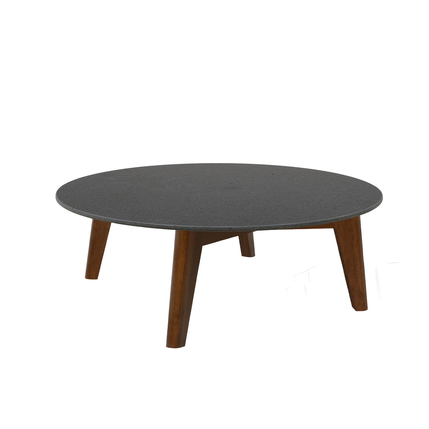 Edgar Round Lava Stone Coffee Table - Alternative view 1