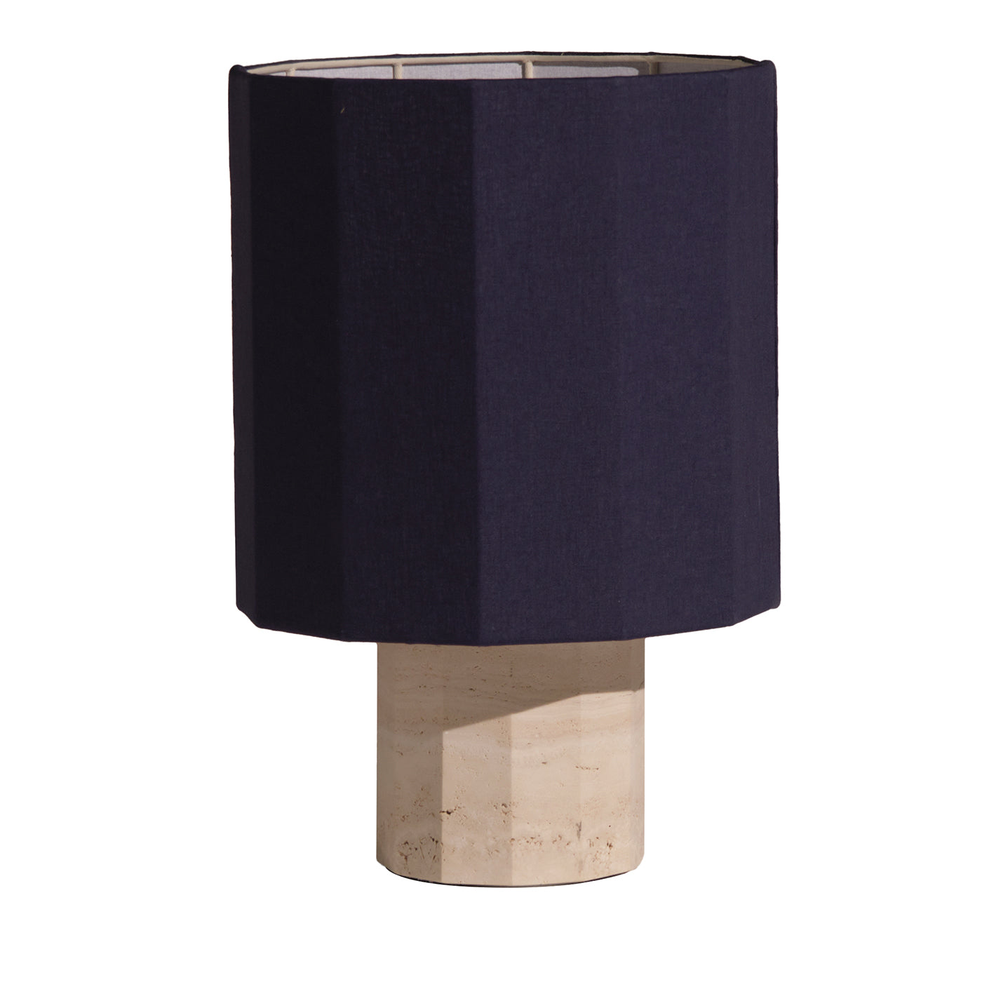 Roma Dodecagon Medium Blue Table Lamp - Vue principale