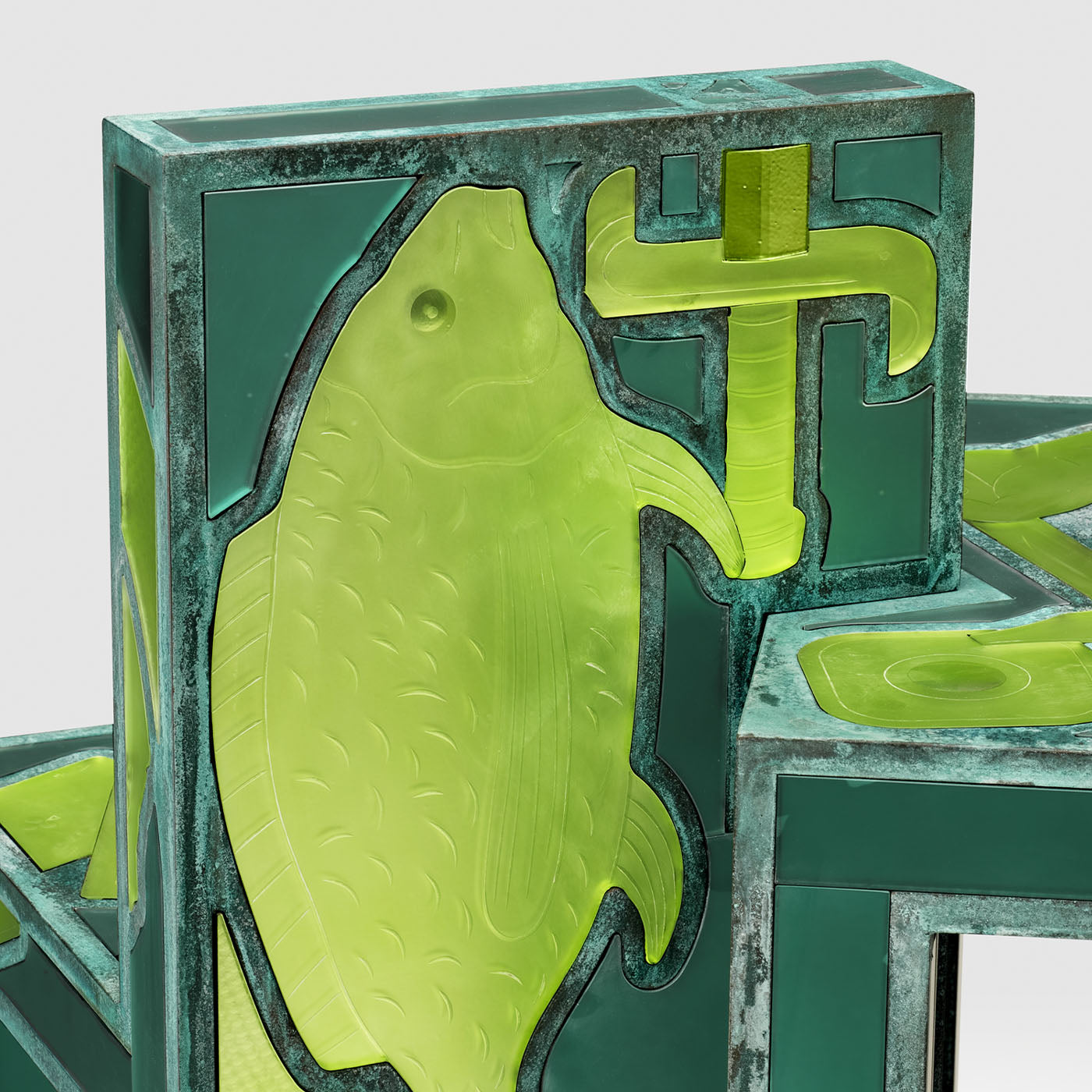 Past Green Chair von Leo De Carlo - Alternative Ansicht 1