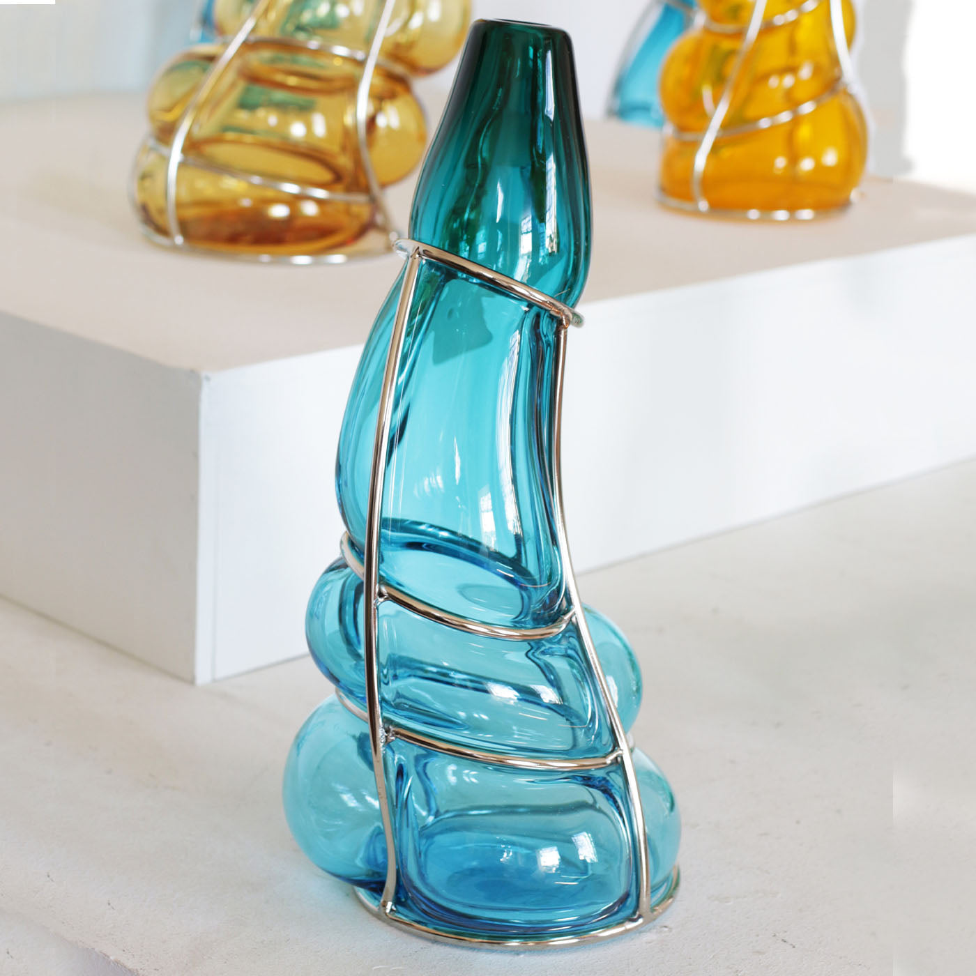Acquamare Babà Vase in Murano Glass - Alternative view 1