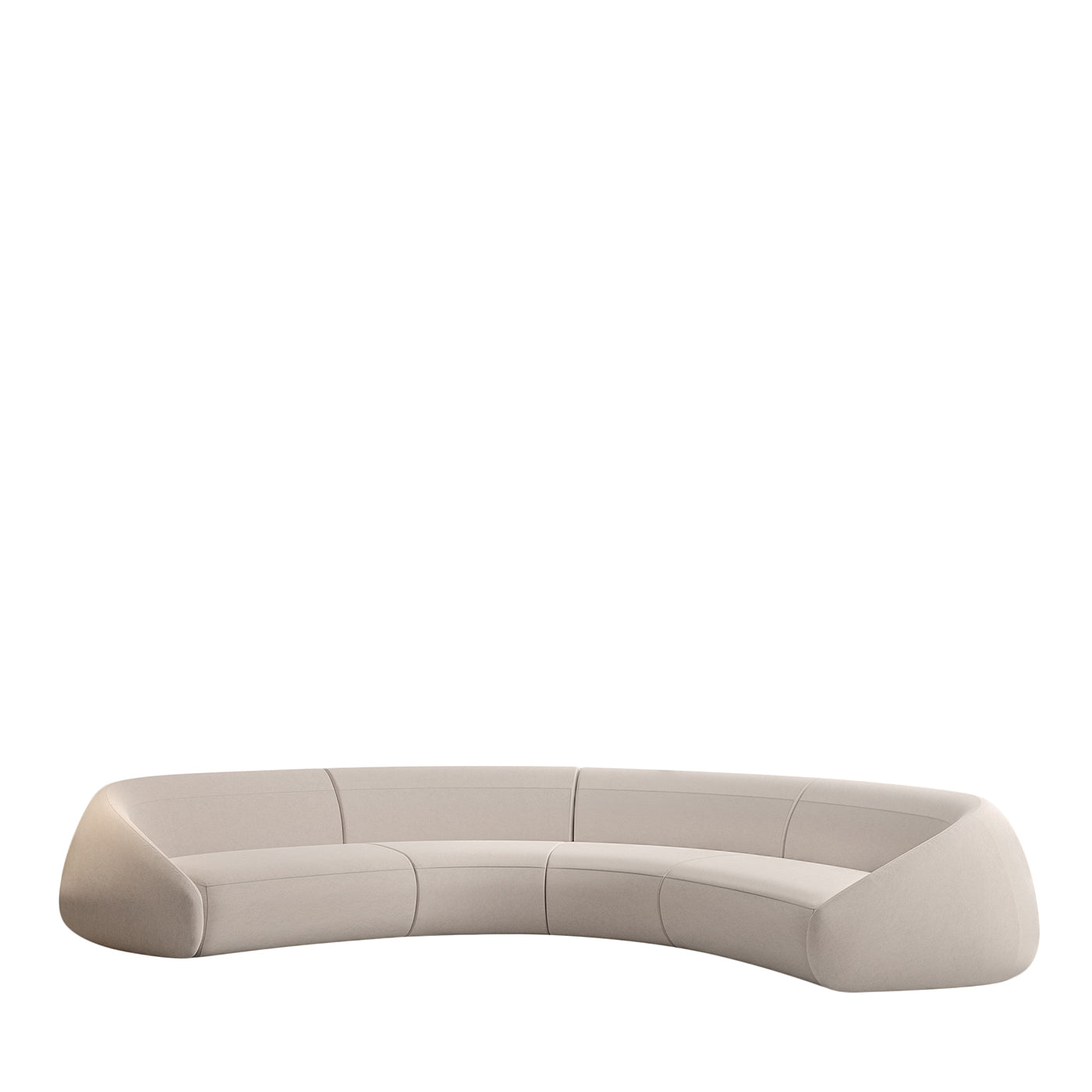 Apper Beige 4-seats Sofa by Antonio Rodriguez - Main view