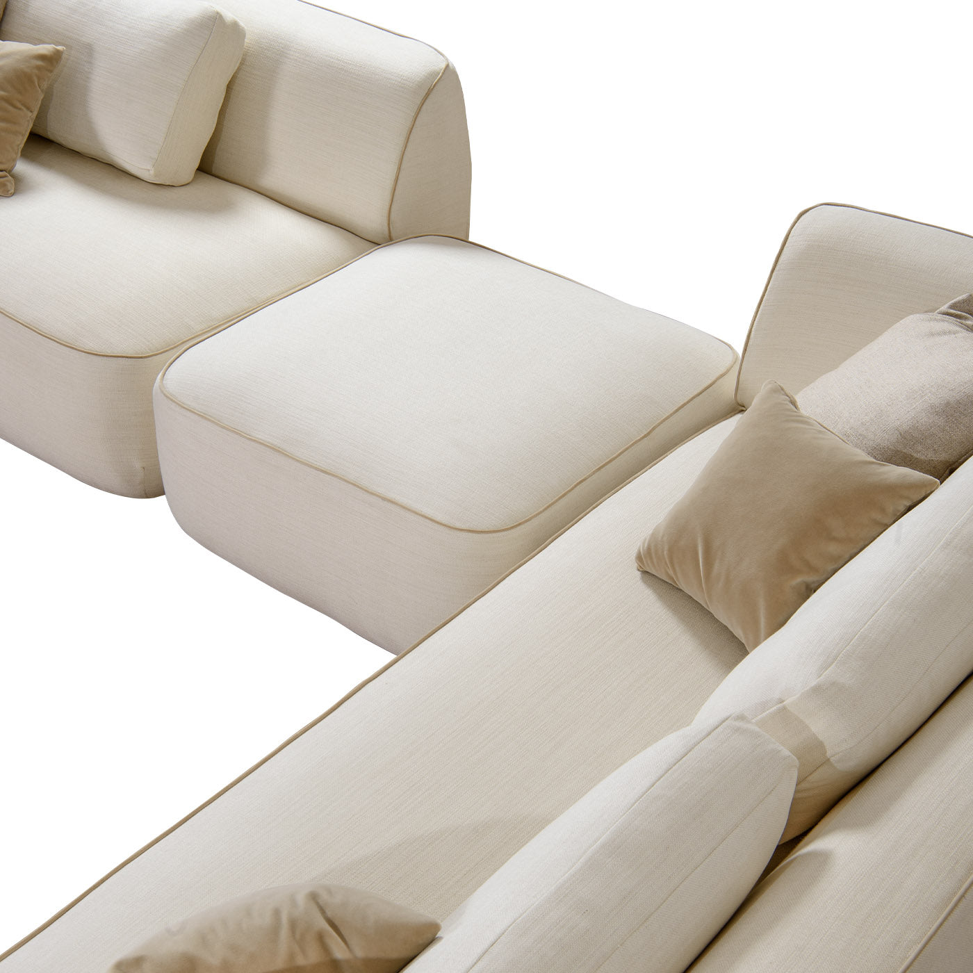 Duna Beige Modular Sofa - Alternative view 1