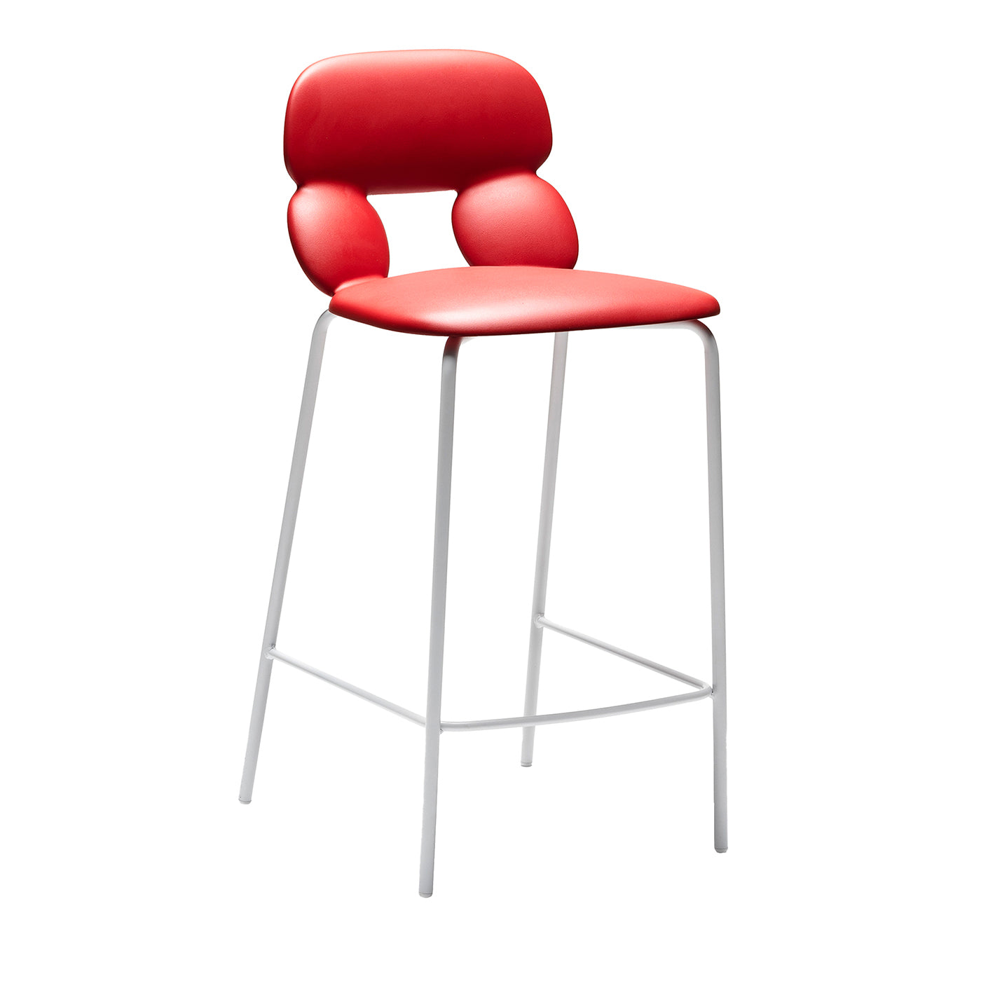 Nube SG-65 Red Bar Stool by Roberto Paoli - Main view