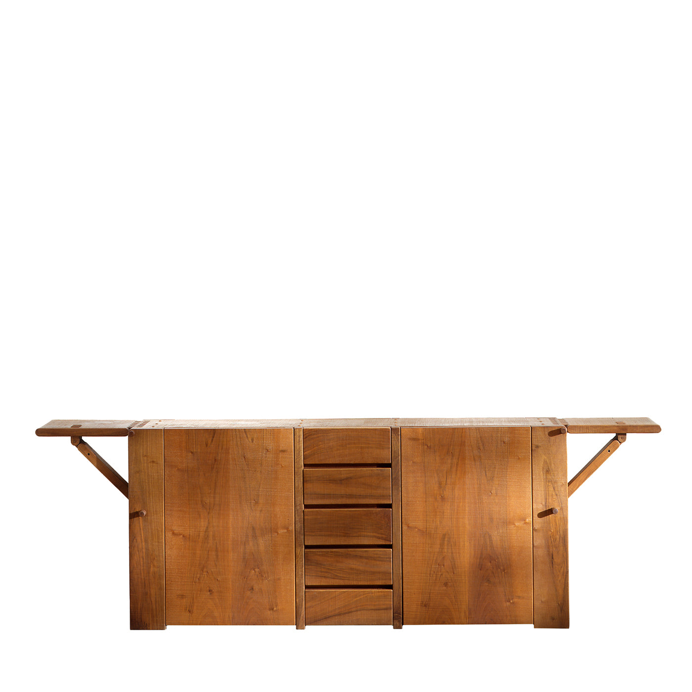Del Transetto 2-Door Walnut Sideboard with Drawers - Main view
