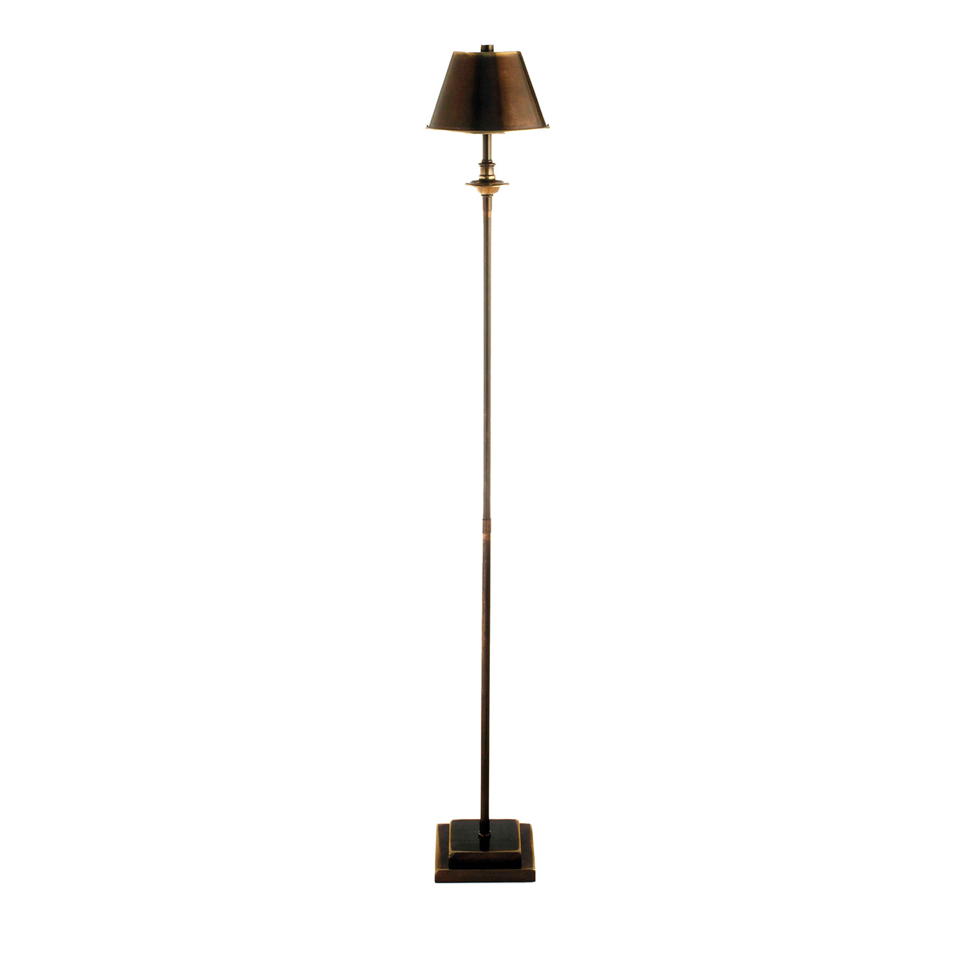 Dark Brushed Bronze Kuma Floor Lamp by Michele Bönan - Main view