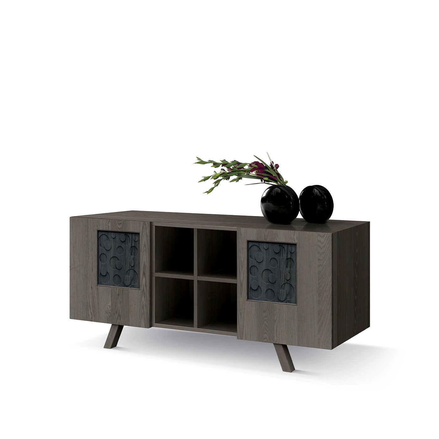 Luna Clay-Colored Ash Wood Sideboard - Alternative view 1