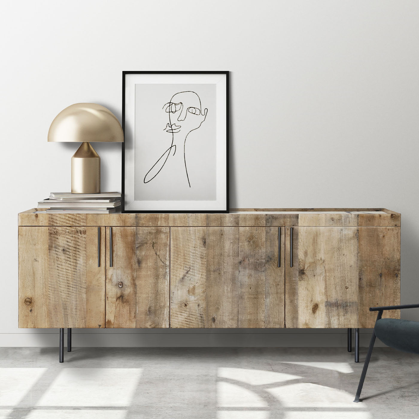 Asymmetrical Alnus Sideboard - Alternative view 1