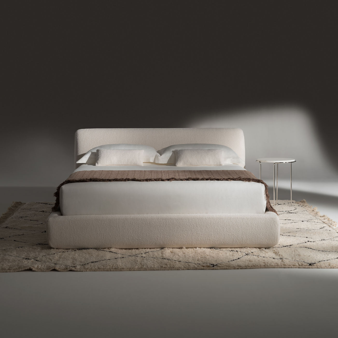 Naxos White Fabric Bed - Alternative view 3