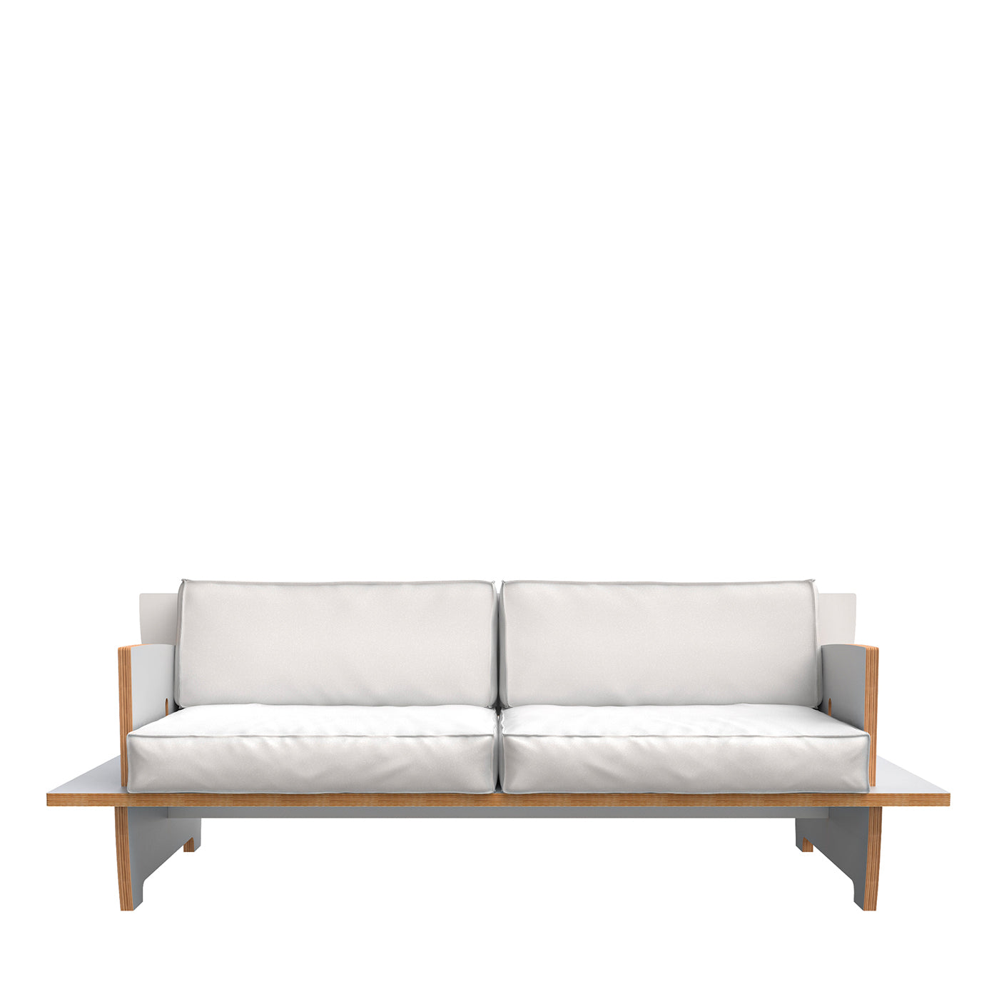 Cinque White Sofa - Main view