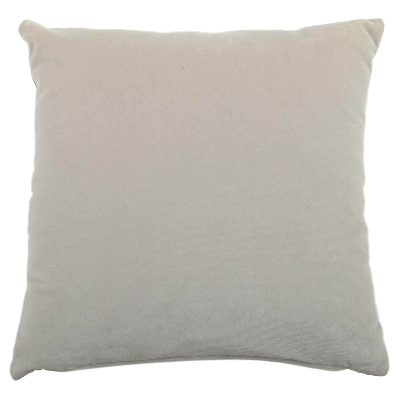 Silver square Carrè Cushion in Dry Galuchat Jacquard Fabric - Alternative view 1