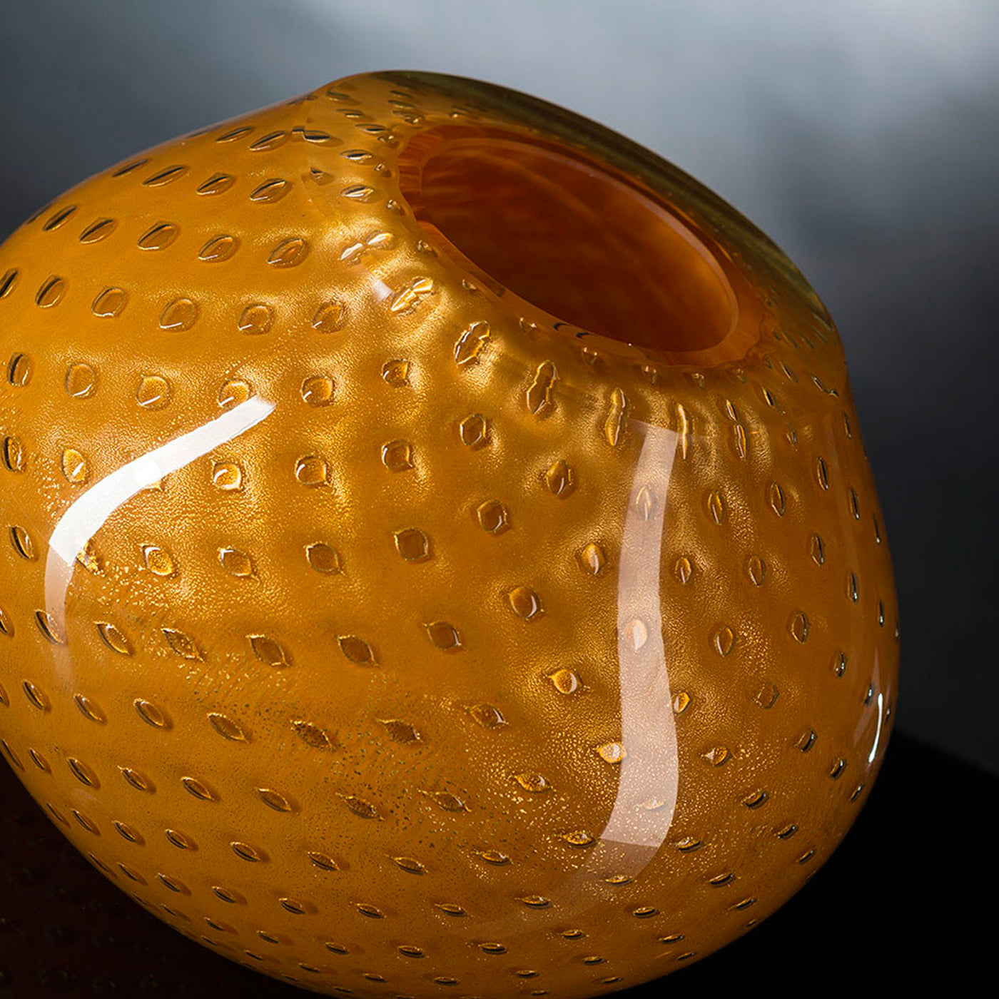 Mocenigo Sfera Gold &amp; Orange Vase - Alternative Ansicht 2